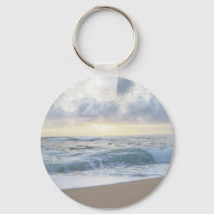 Clear Beach Day Keychain