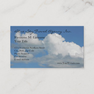 Clear Blue Sky Business Card