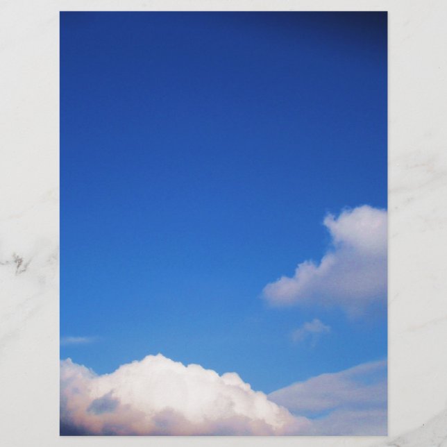 Clear Blue Sky & White Clouds (Front)