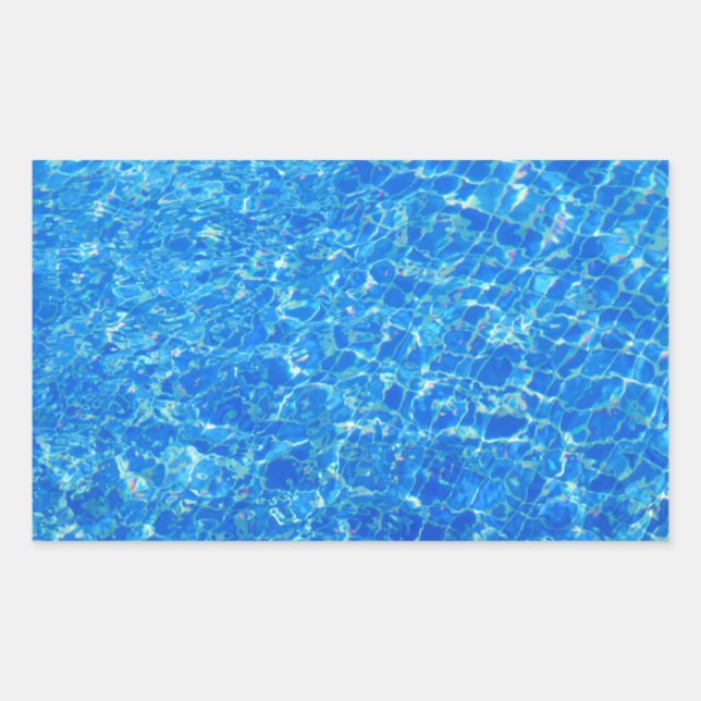 clear blue water texture sticker (Front)