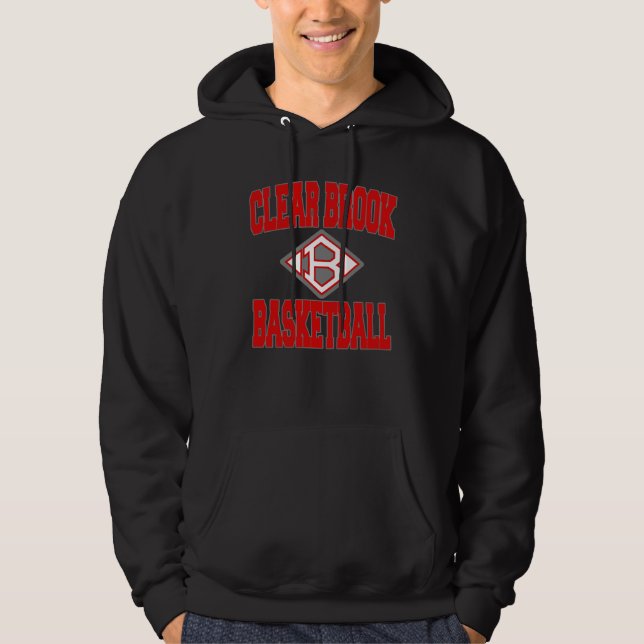 Clear Brook Wolverines Basketball Hoodie (Front)