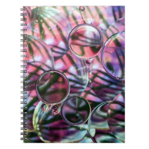 Clear bubble water digital wallpaper notebook