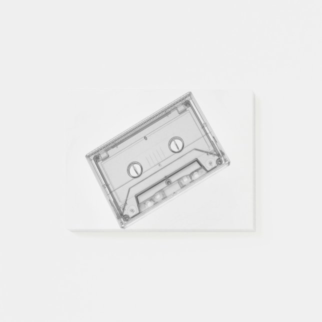 Clear Cassette Tape Post-it Notes (Front)