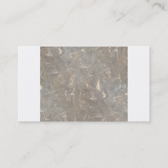 Clear cellophane picture pattern business card (Front)