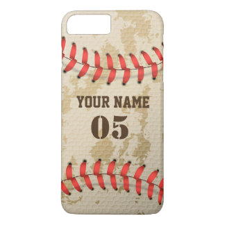 Clear Cool Vintage Baseball iPhone 8 Plus/7 Plus Case
