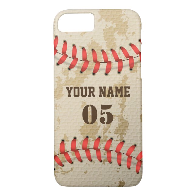 Clear Cool Vintage Baseball Case-Mate iPhone Case (Back)