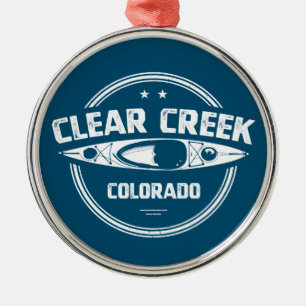 Clear Creek, Colorado Metal Ornament