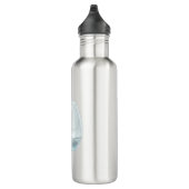 Clear glass 710 ml water bottle (Right)