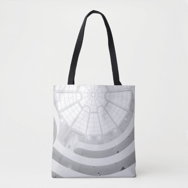 Clear glass roof tote bag (Front)