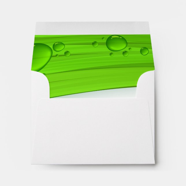 Clear Golden Liquid Honey Lined Envelope (Back (Bottom))