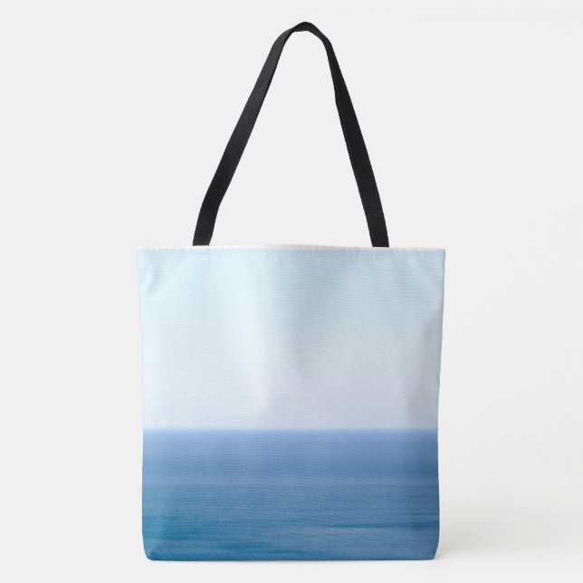 Clear Lake Horizon Colour Large Tote Bag (Front)