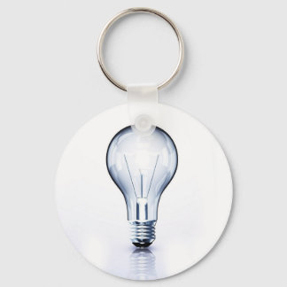 clear light bulb keychain