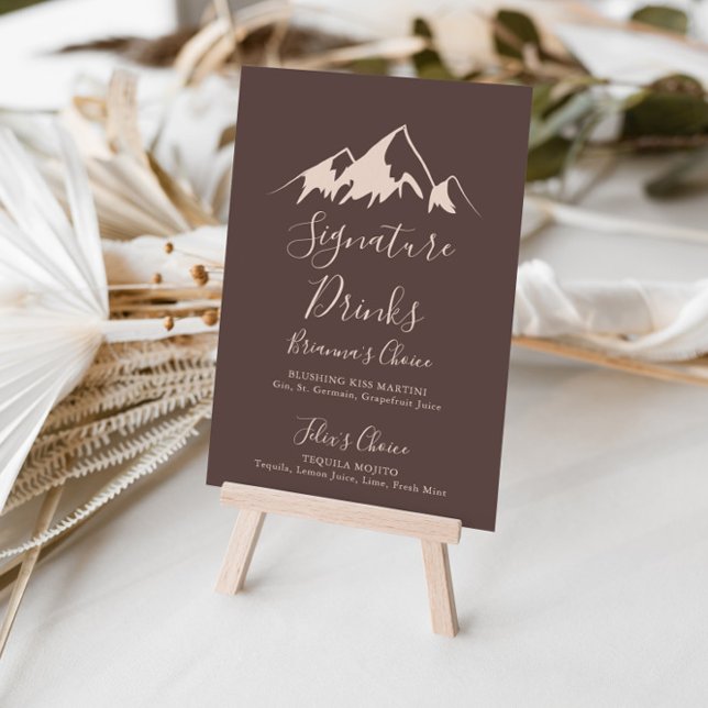 Clear Mountain Country Signature Drinks Sign (Creator Uploaded)