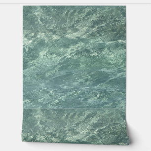 Clear  Ocean Water Patterns Beach Teal Blue Green Wallpaper
