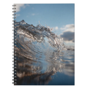 Clear Ocean Wave Blue Sky Notebook