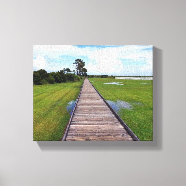 Clear Path Canvas Print (Front)