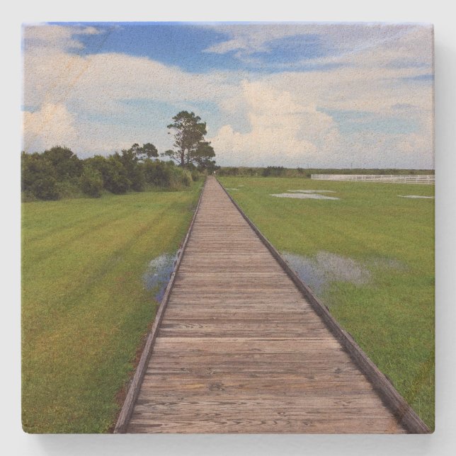 Clear Path Stone Coaster (Front)
