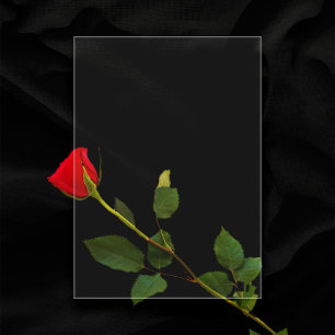 Clear Plastic 5"x7" Blank Wedding Table Number