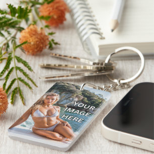 CLEAR ! 🔑 Porte-clés en acrylique – Ajouter une i
