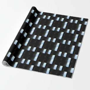 Clear skies by the side of the bay wrapping paper