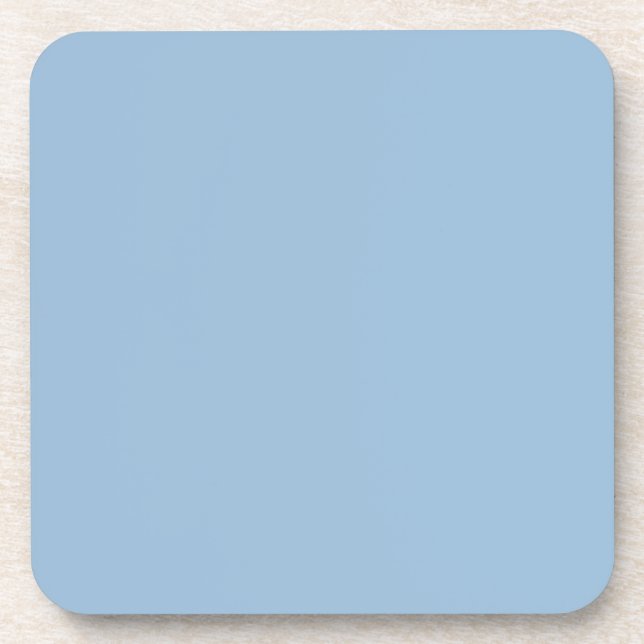 Clear Sky Blue Solid Colour PANTONE 14-4123 2022 Coaster (Front)