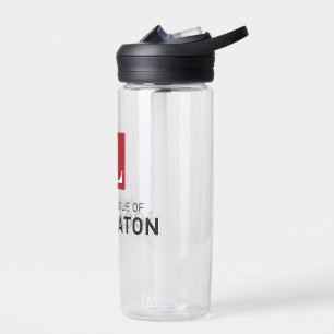 Clear Water Bottle with Logo