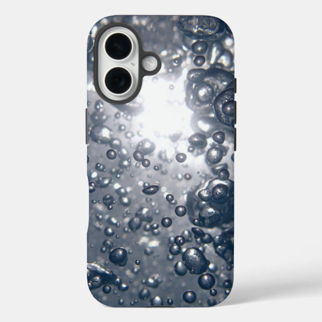 Clear Water Bubbles Case-Mate iPhone Case (Back)