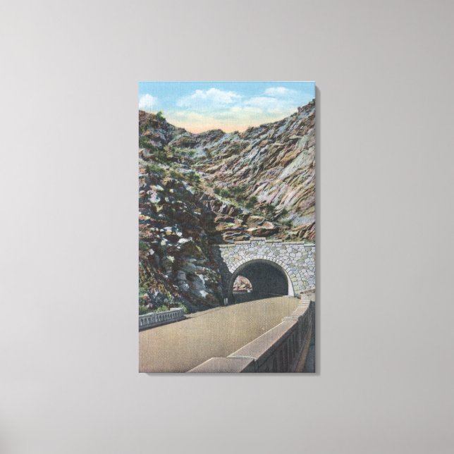 Clear Water Canyon, Colorado Canvas Print (Front)