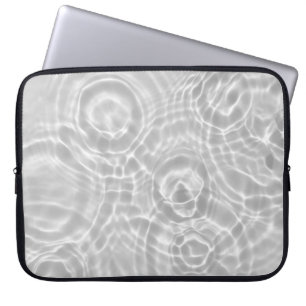 Clear Water Surface Abstract Texture Laptop Sleeve