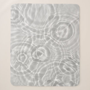Clear Water Surface Abstract Texture Sherpa Blanket