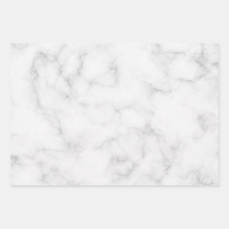 Clear White Marble Wrapping Paper Sheet