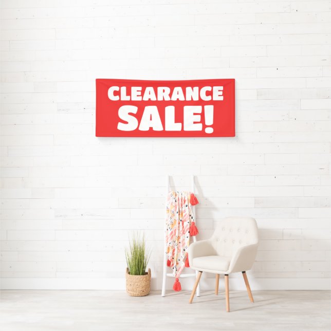 Clearance Sale! Red Banner (Insitu)
