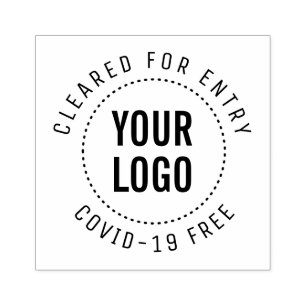 Cleared for entry business rubber stamp
