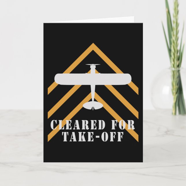 Cleared For Take Off Card (Front)