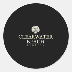 Clearwater Beach Fl , Clearwater Shirt, Florida Te Classic Round Sticker