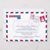 Clearwater Beach Florida Airmail Wedding Reception