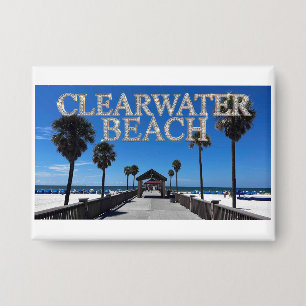 Clearwater Beach Florida Button
