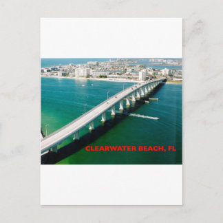 CLEARWATER BEACH FLORIDA POSTCARD