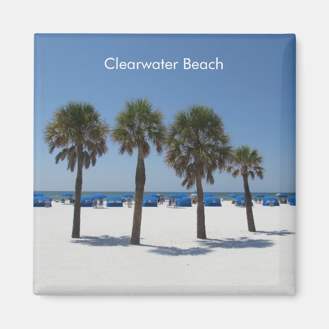 Clearwater Beach, Floride Magnet (Devant)