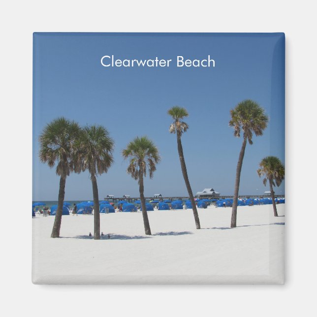 Clearwater Beach, Floride Magnet (Devant)