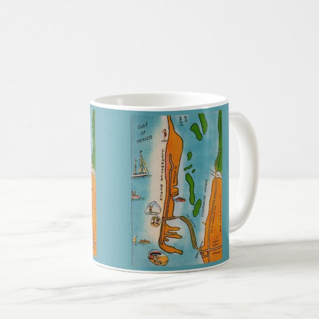 Clearwater Beach Mug (Front Right)