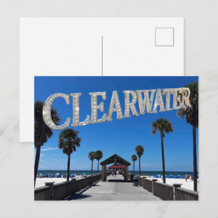 Clearwater Beach Only Postcard