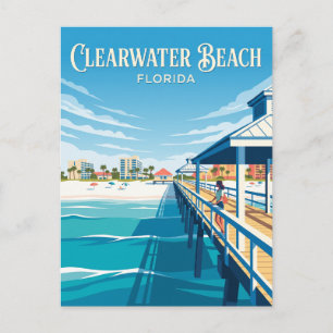Clearwater Beach USA Postcard