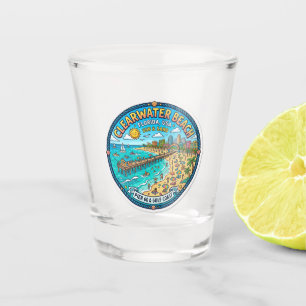 Clearwater Beach USA Shot Glass