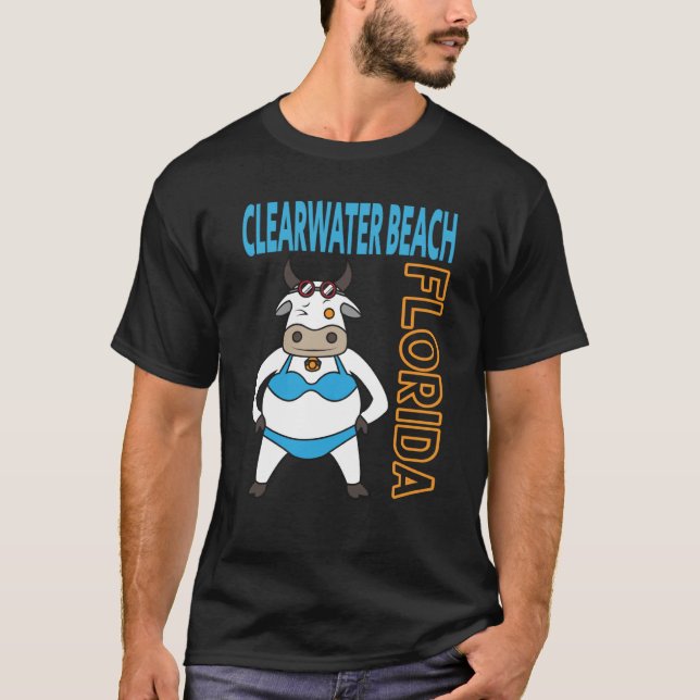 Clearwater Beach Vacation Family Trip T-Shirt (Front)