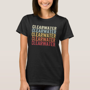 Clearwater Florida Clearwater FL Retro Vintage Tex T-Shirt