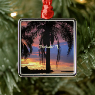 Clearwater, Florida landscape photo Metal Ornament