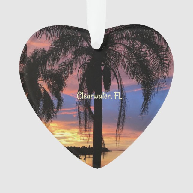 Clearwater, Florida landscape photo Ornament (Front)