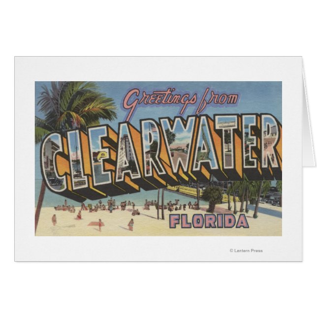 Clearwater, Florida - Large Letter Scenes 2 (Front Horizontal)