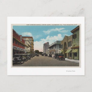 Clearwater, Florida - South View of Ft. Harrison Postcard